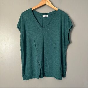Jessica Simpson Women's short sleeve Teal V-Neck Top